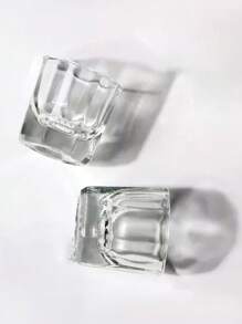 HMQ beauty 1pc Multi-Functional Reusable Makeup Cup Nail Art Container For Eyelash Extension, Mixing Makeup Pigments And Tattoo Colors