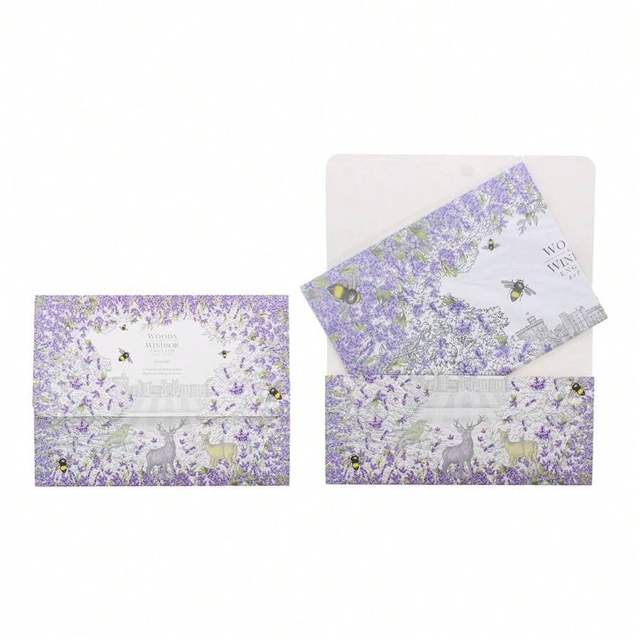 Woods of Windsor Lavender Drawer Liner - 5 Pack - Floral Green - View 1