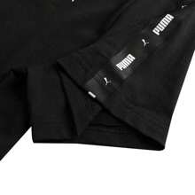 Puma ESS No. 2 Logo Tape Tee，男士户外跑步健身圆领短袖T恤 692484-01 - 黑色 - 查看 6