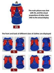 1 件宠物衣服，时尚可爱的小狗/猫咪服装，适合小型犬，舒适的王子服装 - 彩色 - 查看 8