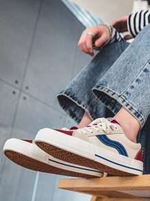 Men's Fashionable Casual Comfortable Breathable Low-Top Sneakers Athletic Sport Shoes For School, Autumn