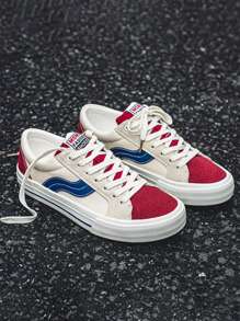 Men's Fashionable Casual Comfortable Breathable Low-Top Sneakers Athletic Sport Shoes For School, Autumn