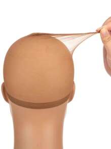 2pcs Invisible Hair Net Cap, Natural Breathable Wig Hair Net Cap Suitable For Shows, Role-Playing, Daily Wig Wearing Back To School