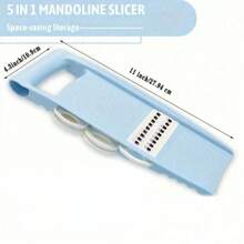 1 Set 5in1 Vegetable Slicer Multifunctional Fruit Slicer Manual Food Grater Vegetable Grater Cutter Potato Grater Household Potato Chopper Kitchen Stuff Kitchen Gadgets