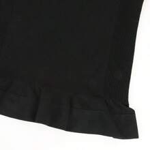 Camisola de compresión para mujer, moldeadora de cuerpo, moldeadora de cintura, moldeadora de abdomen firme, sin costuras, con cuello cuadrado - Negro - Ver 8