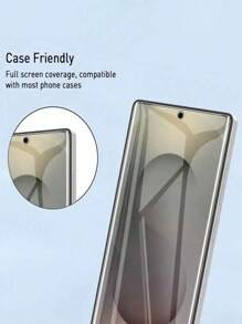 5 片装屏幕保护膜，兼容三星 Galaxy，柔性 TPU 水凝胶膜，全边缘覆盖保护，防刮防震，灵敏触摸和指纹解锁，生日、家人、朋友的礼物，手机屏幕保护膜，手机配件，防水防摔防摔防指纹