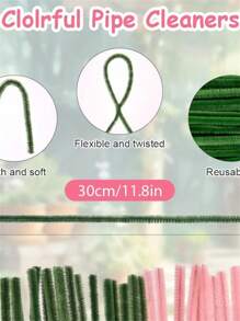 375 件扭结工艺套件,DIY 手工艺术品 - 包括 200 件扭结、2 根热胶棒、150 件绒球、1 条花园胶带、1 张迷你卡片、10 颗小珍珠、10 根纸包铁丝,适用于母亲节花束、情人节礼物、毕业礼物、婚礼和生日 - 鬱金香多色花束 - 查看 4