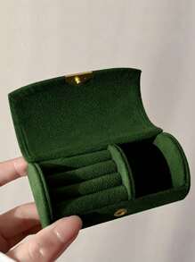 1pc Compact & Elegant Jewelry Box For Earrings Rings Necklaces, Travel Jewelry Organizer Girlfriend Gifts Sun Travel Cool