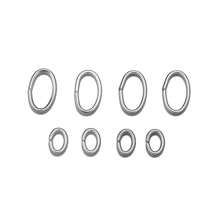 100pcs/Bag Stainless Steel Oval Open Jump Rings Split Rings Jewelry Connectors For Bracelet Necklace Jewelry Making Supplies Rings Findings - Steel Oval Jump Ring - View 7