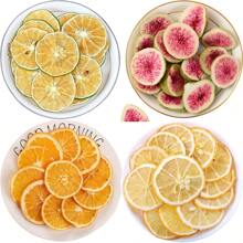 1 paquet de 10 pièces/5 pièces de tranches de fruits séchés artificiels et de fleurs assortis, comprenant citron, orange, figues, roses, camomille, ananas, lavande, cannelle, pour la fabrication de bougies, les arts et l'artisanat, la décoration d'intérieur, le pot-pourri