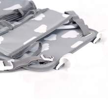 1pc New Baby Diaper Tote Bag, Large Capacity Bedside Hanging Organizer, Cute & Casual, Multi-Functional Storage Pouch - Multicolor - View 6