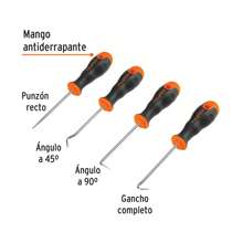 Set Of 4 Multipurpose Tips And Hooks, Truper - Black - View 3