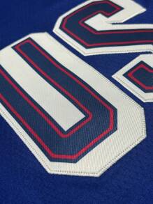 Men's Embroidered Basketball Jersey 6 Blue Casual Sleeveless Vest V-Neck T-Shirt Party Sports Top
