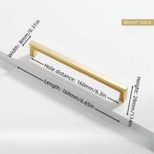 1pc Simple Quadrate Aluminum Alloy Black Brushed Furniture Cabinet Door Handles Drawer Knobs Glass Cabinet Wardrobe Door Pulls Furniture Handle Hardware