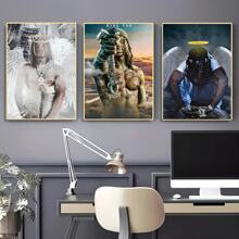 1pc Wall Arts Posters Pop K-King Rapper Von POSTER Poster Printing Wall Paintings Living Room Home Decoration, Suitable For Residential And Dormitory Walls, Living Room And Bar Decoration, Dining Room Or Bathroom, Room Decoration, High Quality Without Frame, Indoor/Outdoor Canvas Art, Frameless Gifts Birthday Graduation