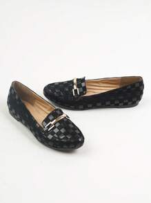 Women Loafers Shoes - 黑色 - 查看 2