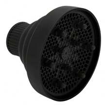 1PC Salon Tools Black Universal Silicone Hair Dryer Diffusion Cover Adjustable Temperature Dispersion Drying Dryer - Multicolor - View 6