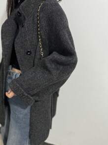 1 件 60 厘米/30 厘米高品质女士单肩斜挎包金属 DIY 蝴蝶结爱心多色腋下包手链配件链条 - 彩色 - 查看 9