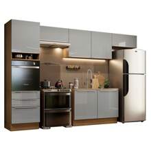 MADESA Baker's Racks - Brown and Grey - View 2