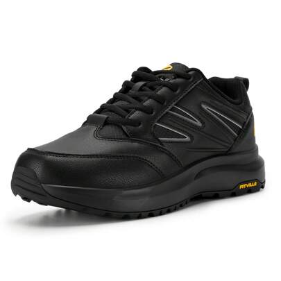  FitVille Men's Extra Wide Fit Hiking Shoes Walking Trekking Trainers With Arch Support Outdoor