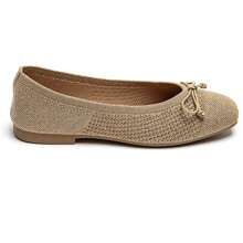 Casual Versatile Bow Decor Flat Shoes - Khaki - View 5