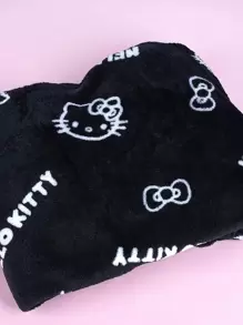 Sanrio Pantalones de pijama de franela Hello Kitty acogedores - Suaves, cálidos, glutinosos y cómodos para damas y caballeros - Ropa casual de otoño e invierno para el hogar, pantalones versátiles para salir, de vacaciones