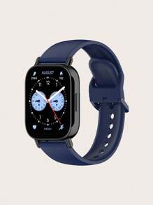 1 قطعة سوار ساعة ذكية قابل للإزالة من السيليكون ذو لون سادة متوافق مع ساعة Redmi Watch 5 لايت