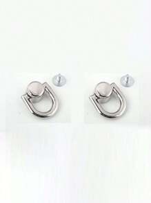 一套包包配件，包括金属扣、拉链头、DIY替换零件、可重复使用的五金配件，适用于各种包包，女士礼品。 - 彩色 - 查看 11