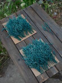 50/100pcs Artificial White Mini Dried Baby's Breath Ivory Flower, Vase Filler For Wedding, Home, Office, Party, Garden, Card Making, DIY Decor