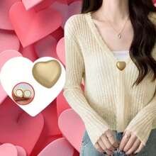 适用于衬衫领子、裤腿和围巾的时尚磁性夹套装，有多种颜色可供选择，配有可拆卸磁扣，女士领子时尚夹。 - 彩色 - 查看 11