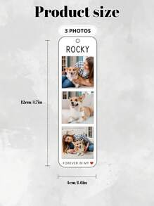 Personalized Photo Bookmarks, Create Your Own Custom Photo Bookmark, Customizable Photo Bookmarks, Custom Photo Bookmark Gift, School Supplies, Back To School, School Supplies, For Teacher Gifts, For University, For Colleague, For Dorm Rooms, For Teacher, For Boys And Girls, For Teenagers, Junior High School Students, Middle School Students, High School Senior High School Students, College Students, University Students, Freshman, Sophomore, Underclassmen - Multicolor - View 5