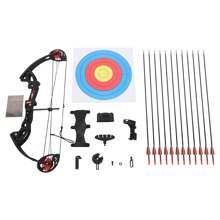 kangten Compound Bow And Arrow Set, Archery Bow Kit With 12* Arrows - Black - View 10