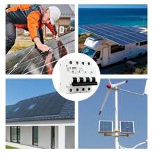 CILIA 1/2/4 pezzi Interruttore automatico 4P 400V 6kA Curva C C10/16/20/25/32/40/63 - Connessione DIN universale per qualsiasi quadro elettrico Uso industriale e residenziale