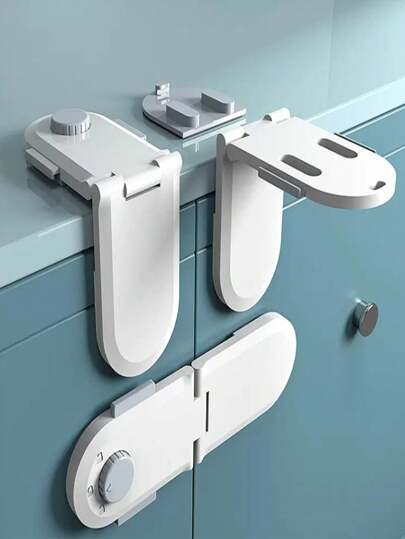 3M Baby Drawer Locks Cabinet Door Fridge Protection Buckle Anti-Clamp Hand Family Decorations Gifts
