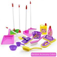 16 件儿童家务清洁玩具套装，培养孩子动手清洁能力，逼真的清洁玩具组合，适合早期教育 - 查看 12