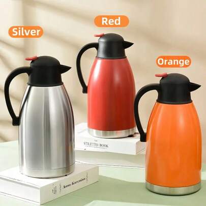 不锈钢保温水壶，双层真空保温，家用保温冷咖啡壶，茶壶，水壶，防漏，真空保温瓶 返校