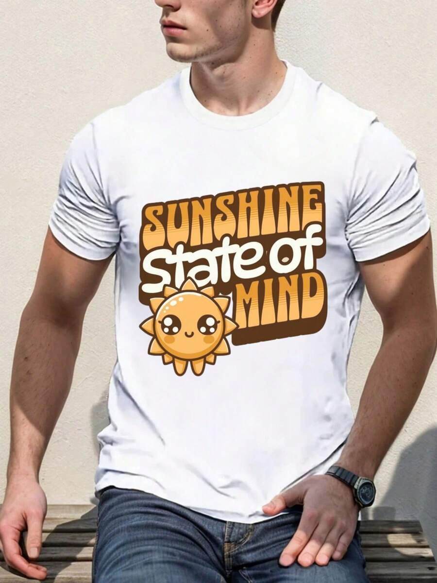 Men T-Shirts - White - View 1