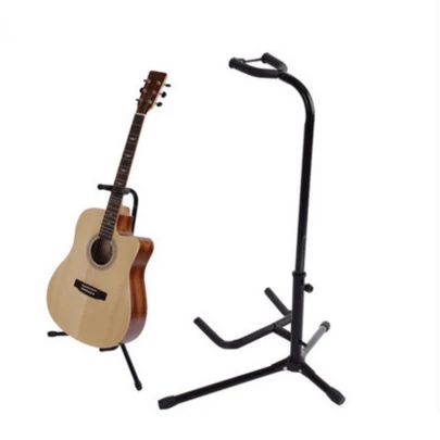 Base para soporte de guitarra eléctrica, atril ajustable para bajo, soporte de baquelita plegable de doble propósito para instrumentos