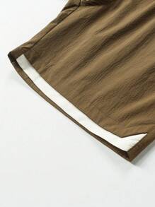 Men's Loose Fit Casual Cargo Shorts For Summer Zipper Pocket