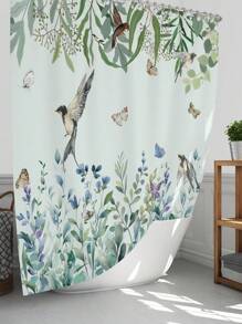 1 szt./4 szt. Kwiatowy wzór roślinny i liściasty wielofunkcyjny zestaw dekoracji łazienkowych, zawiera wodoodporną zasłonę prysznicową z 12 haczykami, matę antypoślizgową, matę podłogową w kształcie litery U, okrągłą pokrywę deski sedesowej, odpowiednią do całej łazienki Kwiaty na Dzień Matki, spersonalizowane prezenty dla mamy, prezenty na ostatnią chwilę, pomysły na Dzień Matki, prezenty na Dzień Matki, ręcznie robione kartki dla mamy, najlepsze prezenty na Dzień Matki poniżej 50 USD