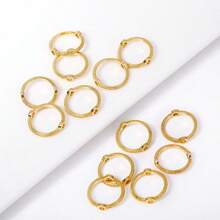 20 stuks 9/11/13MM messing verbinding kralen frame ring 18K verguld doorlopende gat kralen cirkel voor doe-het-zelf kralen sieraden maken benodigdheden