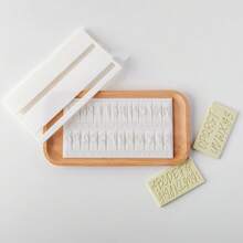 1set DIY Mini Letter Number Font Set Alphabet A-Z Letter Number Symbol Signature Stamp Fondant Cookie DIY Printing Embossing Mold Biscuits Cutter Cake Baking Tool Accessories For Birthday Mother's Day Bridal Shower Wedding Party Favor Supplies