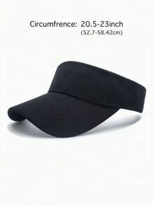 1PC,Unisex,Custom Visor Hat, Personalized Sun Visor Cap, Custom Business Logo Visor Hat, Unisex Adult Tennis Visors, Put Your Text Or Design Logo Hats, Colorful,Cute,Adorable,Funny,Kawaii,Y2K,Stylish,Unisex,Casual,Custom,Personalized,Unique,Customized,Ideal Gifts For Him,Ideal Gifts For Her,Her,Boyfriend,Girlfriend,Family,Friends,Children,For Anniversaries,For Valentine's Day,For Mother's Day,For Birthdays,For Children's Day,For Father's Day,For Graduation,For Weddings,For Housewarming - Multicolor - View 9