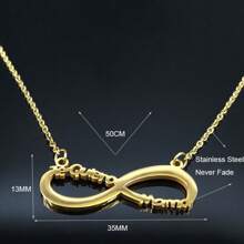 Infinite Loop Te Quiero Mama Stainless Steel Necklace Spanish I Love You Mom Necklaces Jewelry Mother's Day Gift