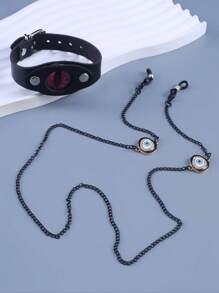 2pcs Adjustable PU Leather Eyeglasses Cords, Fashion & Unique - Multicolor - View 12