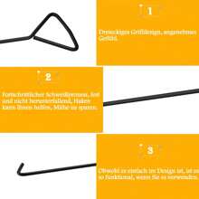 2pcs 100cm (40 Inch) Manhole Hook, Manhole Cover Lifter, Heavy Duty Lifting Hooks, Manhole Cover Hook Lifting Manhole Covers & Storm Drain Cover No Power Connection Needed
