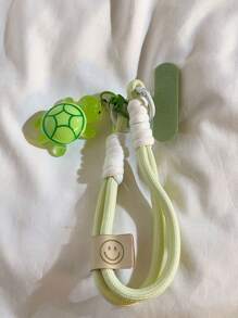 1pc Sea Turtle Pendant Phone Lanyard - Handmade Wrist Strap, Fits Phones, Cameras, Keys - Cute Sea Turtle Charm Keychain Accessory - Multi-Color Packaged With Clip To Prevent Loss Gifts For Mother, Family, Friends, Birthday, Holiday Phone Charm, Phone Chain