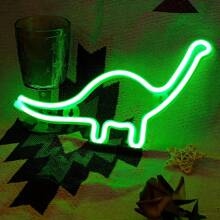 1 件恐龙霓虹灯，儿童房装饰，童话灯，适用于卧室、生日派对、婚礼庆典、礼物、所有季节 - 綠色 - 查看 4