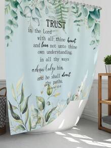 1 szt./4 szt. Kwiatowy wzór roślinny i liściasty wielofunkcyjny zestaw dekoracji łazienkowych, zawiera wodoodporną zasłonę prysznicową z 12 haczykami, matę antypoślizgową, matę podłogową w kształcie litery U, okrągłą pokrywę deski sedesowej, odpowiednią do całej łazienki Kwiaty na Dzień Matki, spersonalizowane prezenty dla mamy, prezenty na ostatnią chwilę, pomysły na Dzień Matki, prezenty na Dzień Matki, ręcznie robione kartki dla mamy, najlepsze prezenty na Dzień Matki poniżej 50 USD