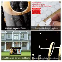 1 Stück Individuelles Porträt, Name, Alters-Geburtstagsfest Banner, Polyesterstoff, hängende Flagge glänzende Feier Schwarz Gold Thema Foto Hintergrund, Personalisiertes Alles Gute zum Geburtstag Banner, geeignet für Kuchentisch, Zuhause, Außenbereich Dekoration, 3 Größenoptionen Muttertag Abschluss, Multifunktional, Verstellbar, Dekorativ, Wiederverwendbar, Exquisit, Niedlich, Hochwertig, Modern, Farbig, Bequem, Stilvolle, Individuell, Personalisiert, Einzigartig, Ideale Geschenke für Ihn, Ideale Geschenke für Sie, Freund, Freundin, Vater, Mutter, Familie, Freunde, Büro, Teeraum, Schule, Zuhause, Heimrenovierung, Individualisierte Banner & Wimpel, Warme Atmosphäre, Herbst Heimrenovierung, Weihnachtsdekoration